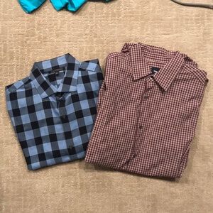 2 Tall Dress shirts - Gap and Banana Rep